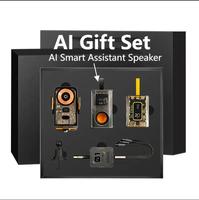 Enregistreur vocal portable intelligent à IA, haut-parleur sans fil Bluetooth, application de contrôle à distance, multicolore, pour bureau/hôtel