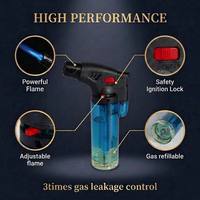 Vente chaude MINI Bon marché Bonne qualité Réchaud de camping Cuisine Briquet torche Flamme jet Butane Briquet Akmak