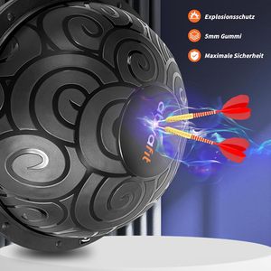 Pelota de Equilibrio ATIVAFIT con Bomba de Inflado, Bandas de Resistencia, PVC Antiexplosión, Capacidad de 660 Libras, para Entrenamiento de Core en Casa y Yoga - Product Image 2