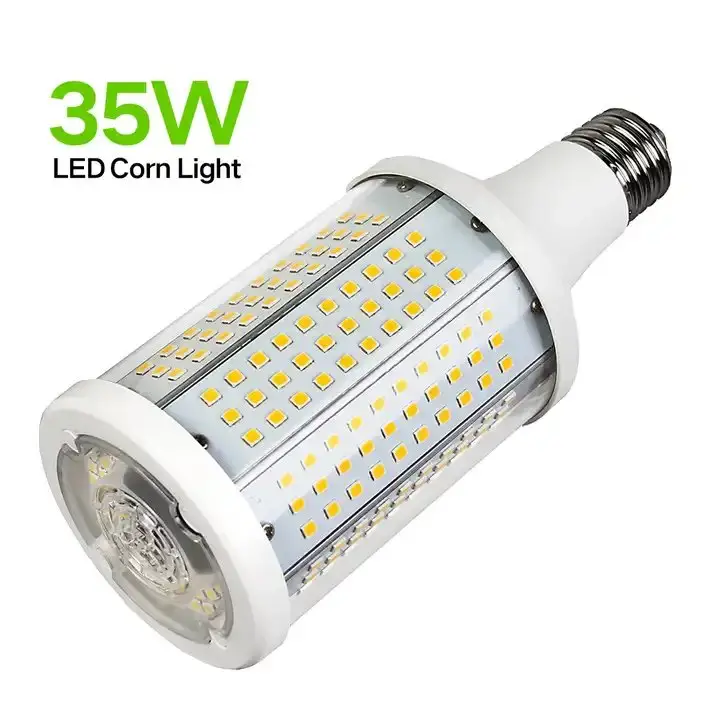 Super Bright 35W LED Corn Light Bulbs - 150LM/W, Adecuado para farolas, interior/exterior, almacén, iluminación de jardín