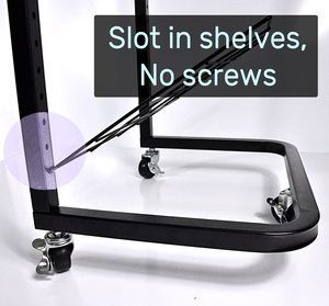 Organizzatore Mobile in Metallo, Design in Metallo Verniciato a Polvere, 25 Ripiani Flessibili, Stendibiancheria per Scuole e <span class=keywords><strong>Club</strong></span> d'Arte - Product Image 6