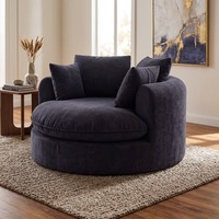 Canapé nuage double couche monoplace, fauteuil-lit compressé sous vide, mobilier confortable polyvalent pour salon