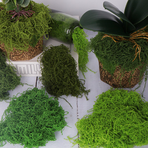 Muschio Artificiale in Filato per Decorazioni Paesaggistiche Fai-da-Te, Piante Verdi, Prato, Piante in Vaso, Decorazione, Lana di Muschio per Pavimentazione 30-100cm - Product Image 1