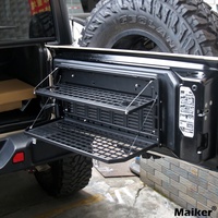 Table de hayon arrière double pour Jeep wrangler JL Table pliable en acier Accessoires automobiles