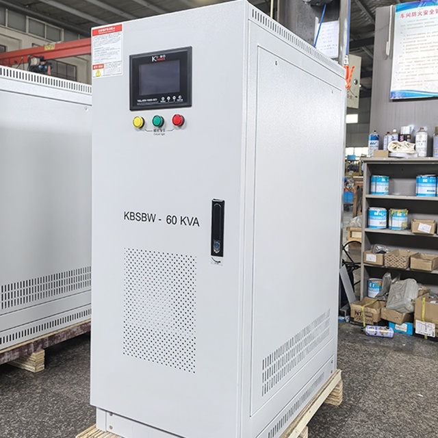 CE Certified 100KVA Voltage Stabilizer Three-Phase AC High-Power Voltage Stabilizer