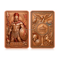 Nouvelle collection 2026 de plaques sculptées en cuivre fin .999 de 5 oz sur le thème des dieux et des mythes olympiens de la mythologie grecque – Cadeau