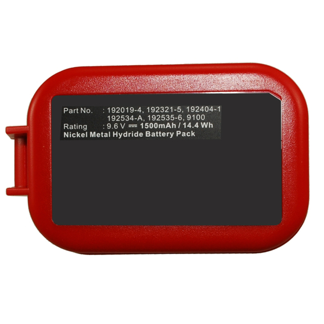 9.6V 1500mAh Ni-MH Battery for Ma Kita 1022DW 6014DW 6200D 192019-4 192321-5 192404-1
