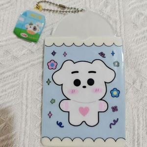 Customizable KPop PVC Photocard Holder with Cute Keychain Cute Photo Keychain Card Holders - Product Image 2