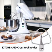 Batteur sur socle inclinable 4.5-5 pintes Tous les raccords de raquette en acier inoxydable kitchenaid 304 batteur à oeufs en acier inoxydable