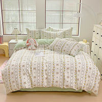 Ensemble de draps de lit en coton jacquard de qualité hôtelière personnalisé, comprenant un drap-housse, un drap plat et une taie d'oreiller - Coton de qualité