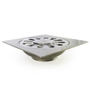 MCBKRPDIO - Desagüe de Piso Cuadrado Cromado para Baño, Acero Inoxidable, Antiolor, Desagüe de Piso para Cocina - Product Image 6