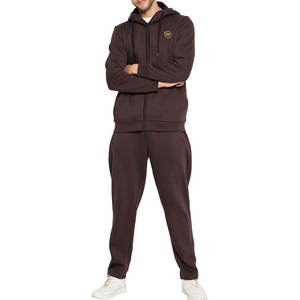 ชุดวอร์มผ้าฝ้าย100% คุณภาพสูงสำหรับผู้ชายชุดวิ่งจ๊อกกิ้งชุดลำลองขนาดพลัสไซส์ - Product Image 1