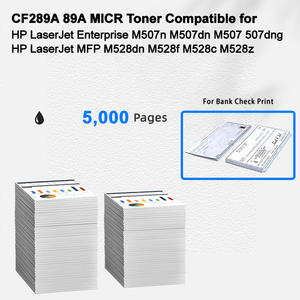 Cartucho de Tóner MICR Compatible <span class=keywords><strong>HP</strong></span> CF289A 89A CF289X 89X para <span class=keywords><strong>HP</strong></span> LaserJet Enterprise M507n <span class=keywords><strong>M507dn</strong></span> M507 para Impresión de Cheques Bancarios - Product Image 2