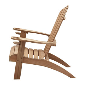Venta caliente resistente a la intemperie Acacia jardín de madera al aire libre silla Adirondack para Patio balcón - Product Image 4