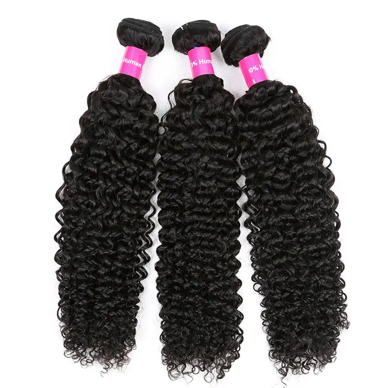 100% virgin brazilian hair drop ship hair bundles afro puff kinky curly mongolian remy curly hair weaving