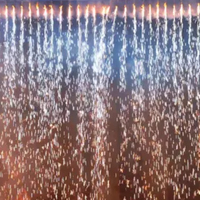 Projecteur de flammes suspendu effet cascade et feux d'artifice, machine à étincelles froides pour mariage, fête, scène et événements
