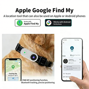 USMILEPET Smart Pet GPS Tracker <b>Camera</b> With Find My & Android Find Hub, 1080P HD Pet Collar <b>Camera</b> for Dogs UP-GPS-1 Pet GPS Tra - Product Image 3