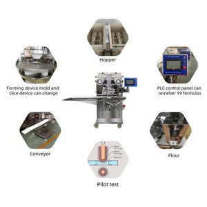 Máquina Profesional para Hacer Rollos de Higo HJ-860, Máquina para Galletas Newton, Máquina para Barras Rellenas de Dátiles - Product Image 2