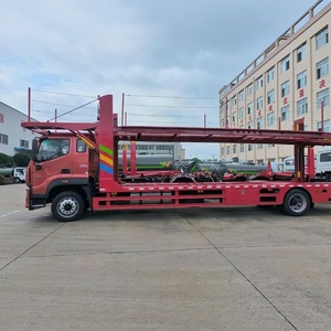 Camión Portacoches Foton 4X2 de 2 Ejes, Camión de Transporte de Autos Pequeños con Remolque de Doble Plataforma - Product Image 4