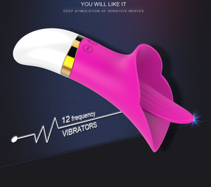 Vibratore a Forma di Lingua in Silicone Mini per Donne, Giocattolo Sessuale per Stimolazione Orale - Product Image 4