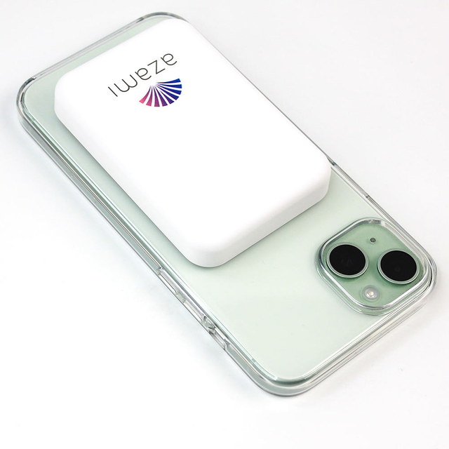 Magnetic Wireless Charging Power Bank with 5000mAh Li-Polymer Battery Compatible with iPhone 15 Pro Max 1617
