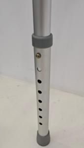 Andador Plegable Ligero para Personas Mayores, Liberación con 2 Botones, Patas Ajustables, Ayuda para Caminar Médica Plateada para Discapacitados - Product Image 5