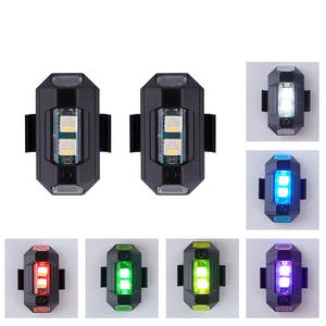 JHS système d'éclairage automatique moto voyant d'avertissement 7 couleurs feux clignotants d'urgence USB <span class=keywords><strong>camping</strong></span> RVS Leds lampes pour voiture universelle - Product Image 3