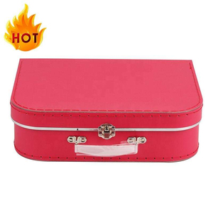 2026 Red Customized Cardboard <b>Packaging</b> Box Baby Clothing Christmas Candy Suitcase with Handle Gift Box - Product Image 5