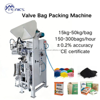 Machine d'emballage semi-automatique haute vitesse pour sacs à valve de 25 kg et 50 kg, pour ciment Portland en poudre