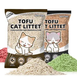 Factory outlet OEM Custom Cheap cat tofu litter Premium Natural plant 100% Dust-Free best clean cat litter chemical-free