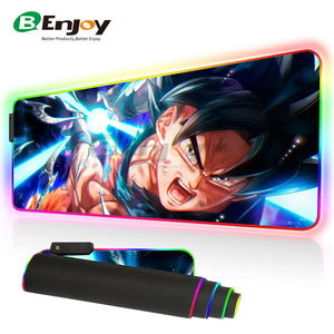 Tapis de jeu XXL RGB personnalisé imprimé, base en caoutchouc souple antidérapante avec design rétroéclairé pour gamer, couleur RVB complète en stock - Product Image 4