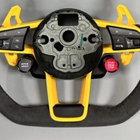 Volante de Alcantara Completo con Botón de Arranque de un Toque para Volkswagen GTI7 Golf MK7 Golf 7 7.5 GTI GOLF 6