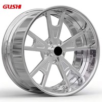 Jantes forgées chromées concaves profondes de luxe GS Custom 1 pièce pour Chevelle 5x114.3 5x120 5x112 18 20 22 24 pouces
