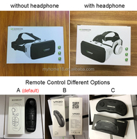 Lunettes VR Réalité Virtuelle 3D, Casque Google Cardboard pour Smartphone Android, Lunettes Virtuelles avec Manette de Jeu