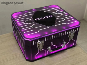 Oplaadbare Led Verlichting Acryl <span class=keywords><strong>Mini</strong></span> Liquor Fles <span class=keywords><strong>Display</strong></span> Draagtas Fles Service Presenter Doos Voor Decoratie - Product Image 3