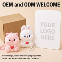 Vente en gros directe usine OEM ODM, Breloque cœur en PVC souple personnalisable avec logo, Ensemble de breloques pour couple, Pendentif, Breloque de sac, Porte-clés
