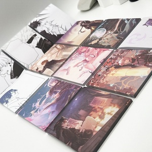 Blocchetti Adesivi <span class=keywords><strong>Anime</strong></span> Game Genshin Impact, Blocco <span class=keywords><strong>Note</strong></span> Quadrato, Articoli per Artigianato in Carta, Memo, Materiale Scolastico, 40 Pezzi - Product Image 5