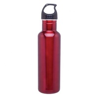 Bouteilles d'eau potable en aluminium de sublimation réutilisables à mur unique de vente en gros