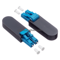 Cordon de raccordement en boucle LC UPC 50/125 SM Duplex en fibre optique PVC (OFNR) pour test de réseau OTDR et auto-vérification des émetteurs-récepteurs optiques