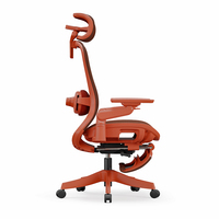 Chaise de massage électrique ergonomique pour bureau, nouveau design, entièrement en maille, confortable, avec repose-pieds, Sillas De Oficina