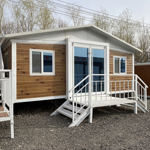 <span class=keywords><strong>Maison</strong></span> de conteneur préfabriquée entièrement assemblée de 20 pieds, Tiny House Cabin Living, pour jouer - Product Image 3