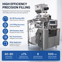 Machine de remplissage et de scellage de sachets pré-fabriqués DEEPACK pour sauces, lait, détergents et lotions