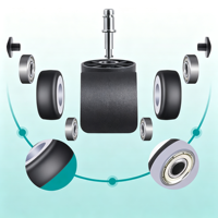 Roulettes robustes multi-charge (50-300 kg) pour meubles, usage hospitalier et salle à manger, capacité de charge élevée et durable