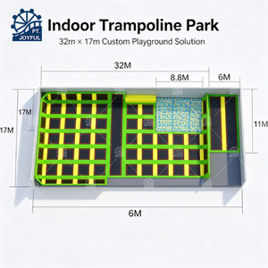Parque de Trampolines y Parque de Aventuras Personalizado para Niños y Adultos, para Centros Comerciales y Parques Deportivos, Interior y Exterior - Product Image 2
