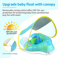 SWIMBOBO Offre spéciale Gonfler Natation Flottant Certification Gonflable Nage Bébé Toddler Anneau de natation Piscine Flotteur avec Pare-Soleil