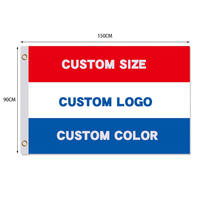 Banderas Personalizadas con Logotipo, Impresión Digital, 100% Poliéster, Duraderas, de 3x5 Pies y Todos los Tamaños, para Eventos, Promociones y Decoración de Exteriores, Venta al Por Mayor