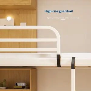 Двухъярусная кровать-чердак для взрослых с лестницей, металлический каркас, усиленная, размер Queen, 2025 год - Product Image 2