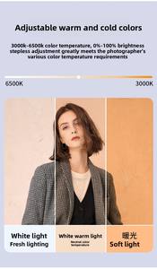 Iluminación fotográfica ABS con soporte Avec Tripied, anillo de luz LED, luz Selfie <span class=keywords><strong>para</strong></span> estudio, fotografía, grabación de vídeo, cámara, teléfono - Product Image 3