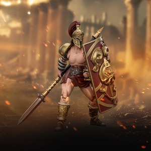 Figura de Acción de Soldado Romano de <span class=keywords><strong>la</strong></span> República Romana Antigua, Guerrero con Lanza, Escala 1:18, Articulada - Product Image 6