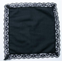 Set Bandana Hitam Custom Sablon Layar, Bandana Kosong untuk Sablon